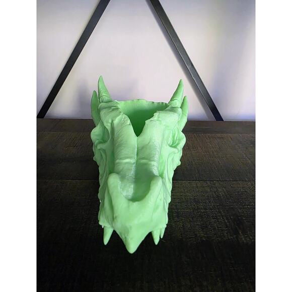 Deathroot Glow-in-the-Dark Skull Planter Altar Bowl for Plants, Candy, Trinkets - Picture 8 of 8